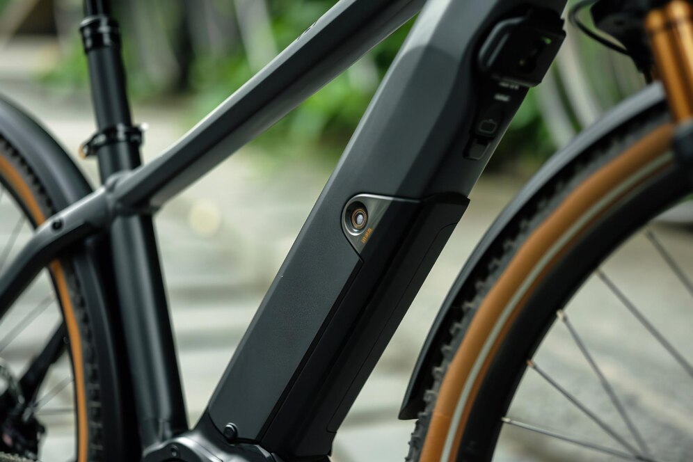 Une batterie de vélo électrique