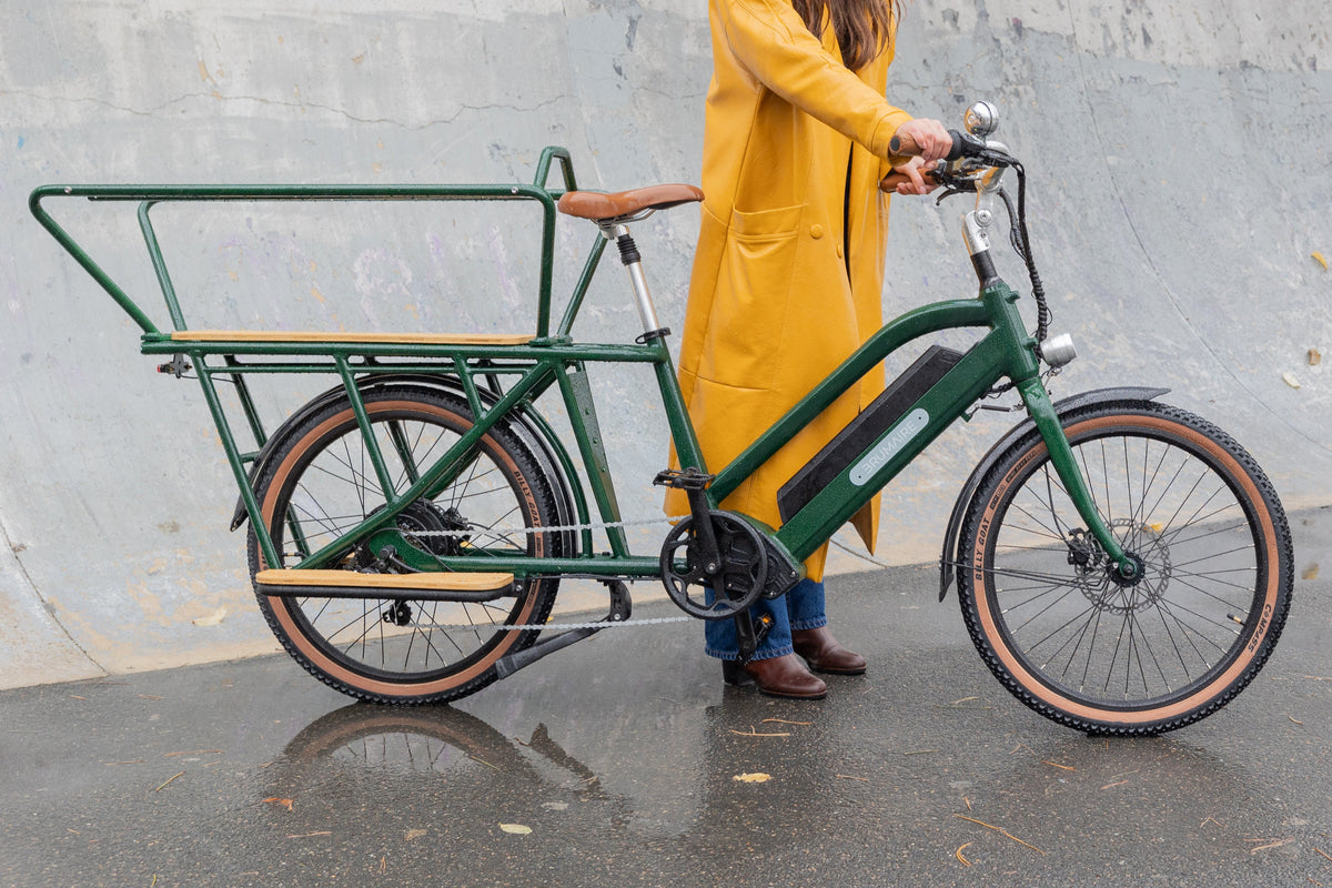 Vélo longtail électrique Nebula avec deux enfants