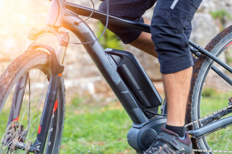 Une batterie de vélo électrique